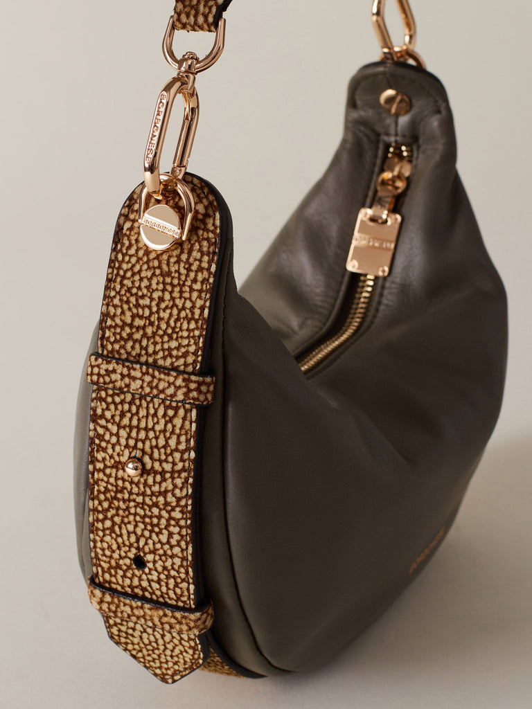 Borbonese 76 Borsa Hobo Petite Oyster Default Title_7