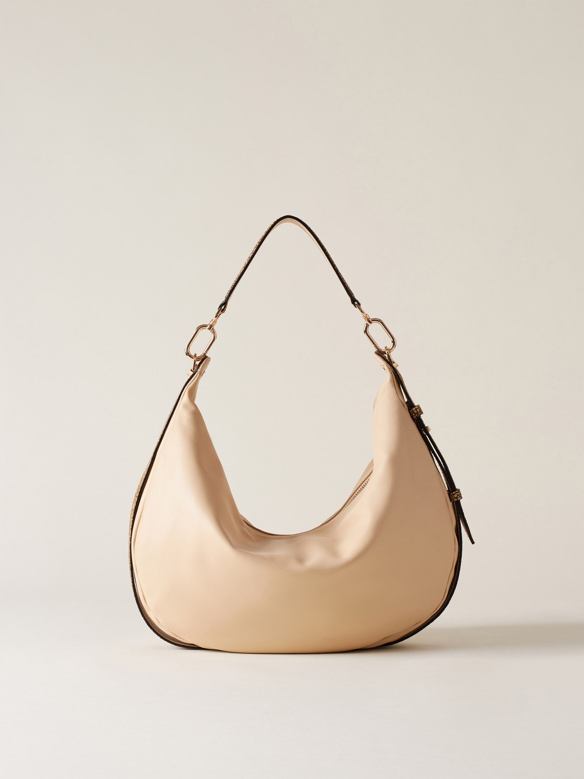 Borbonese 77 Borsa Hobo M Oyster Default Title_1