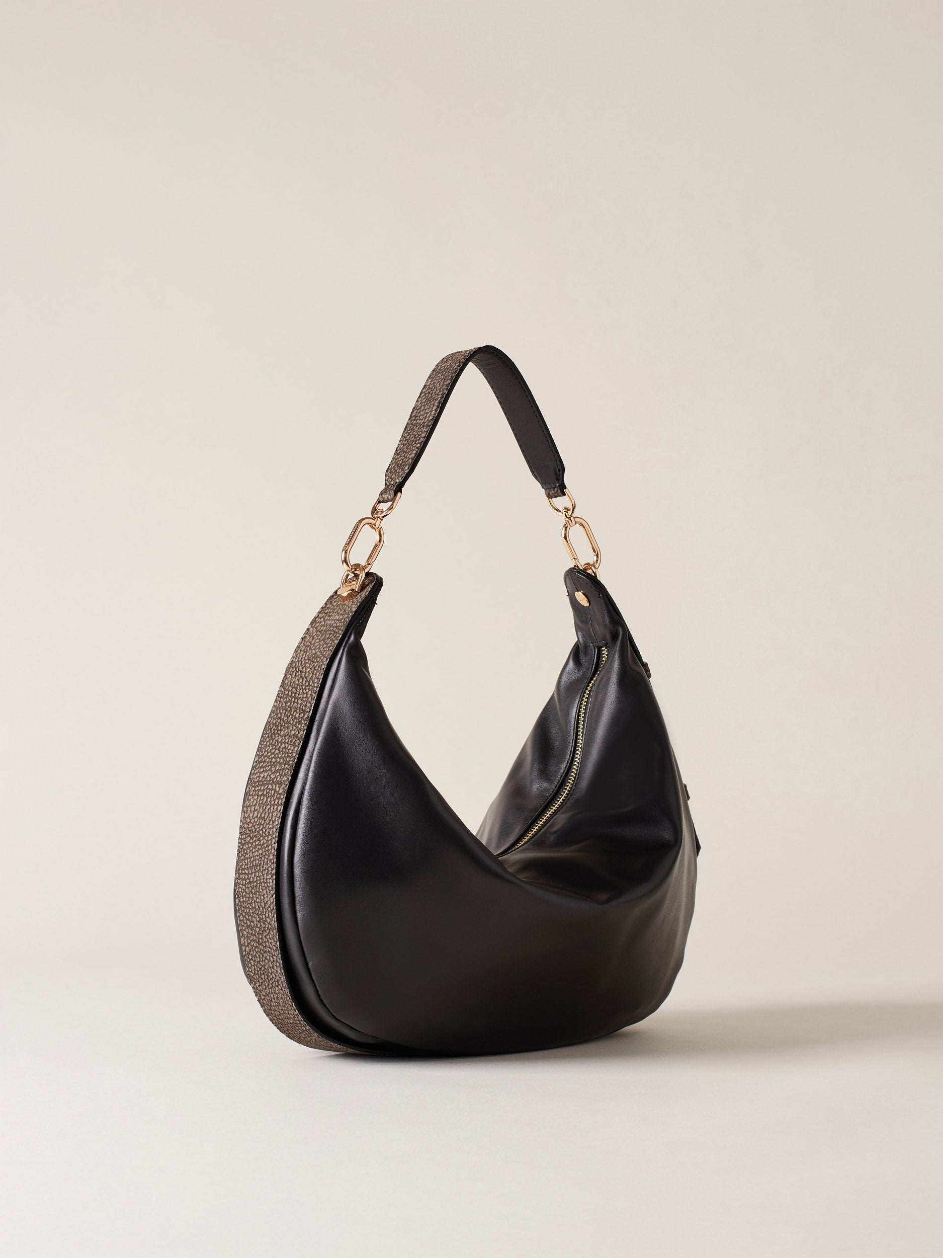 Borbonese 79 Borsa Hobo M Oyster Default Title_3