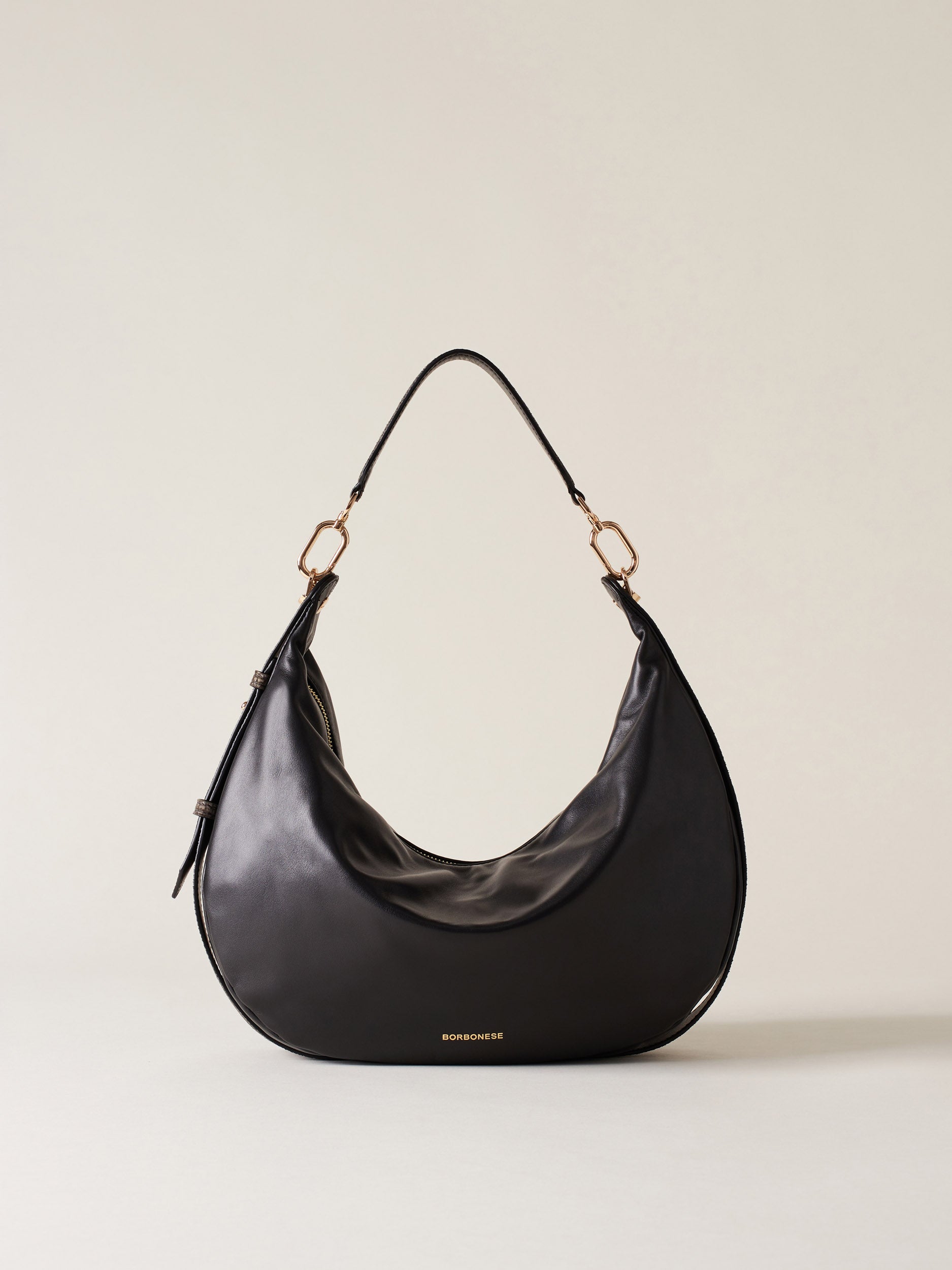 Borbonese 79 Borsa Hobo M Oyster Default Title_4