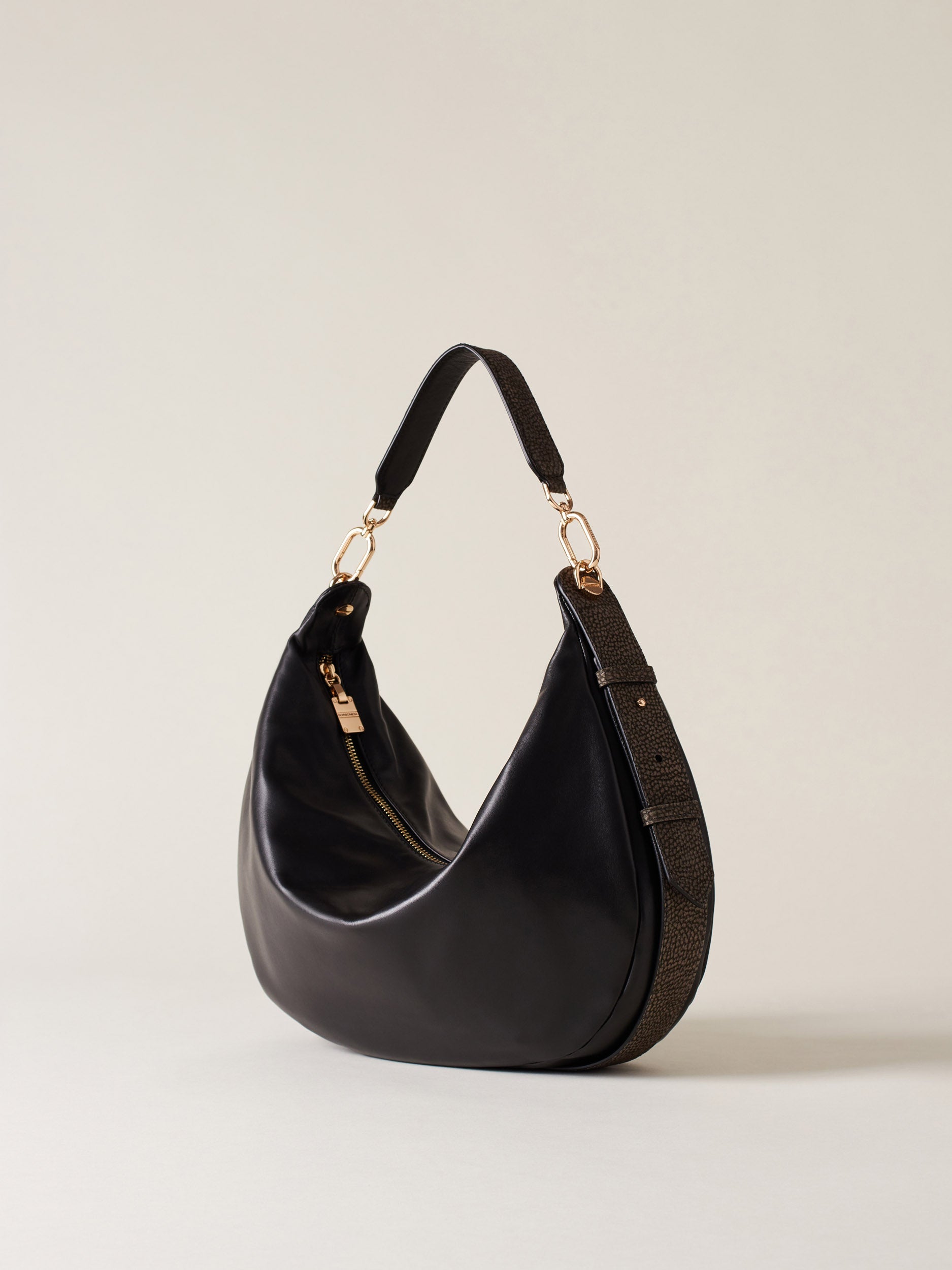 Borbonese 79 Borsa Hobo M Oyster Default Title_5