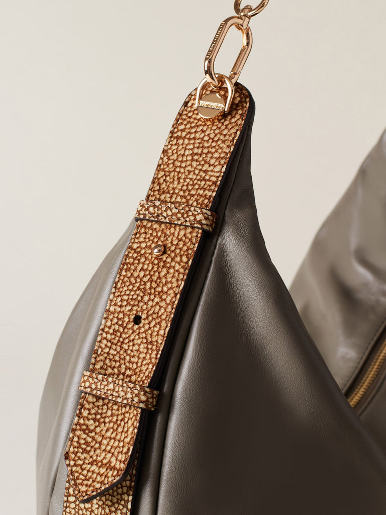 Borbonese 76 Borsa Hobo L Oyster Default Title_7