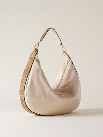 Borbonese 77 Borsa Hobo L Oyster Default Title_3