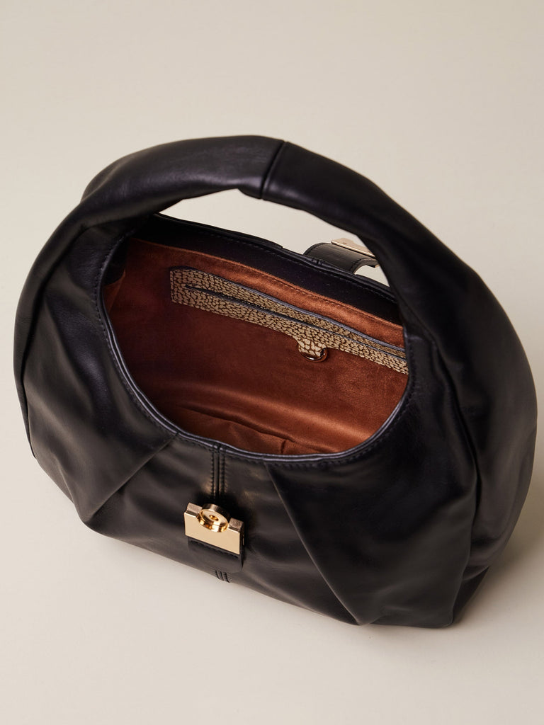 Borbonese 00 Cortina Small Black_6