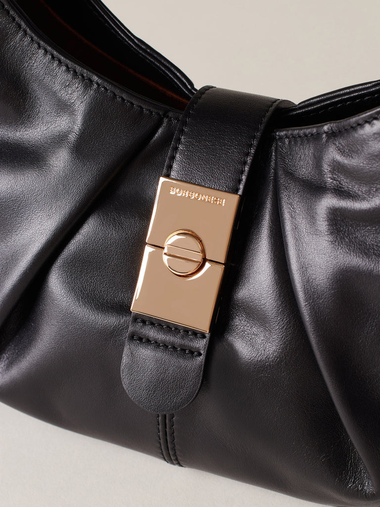 Borbonese 00 Cortina Small Black_7