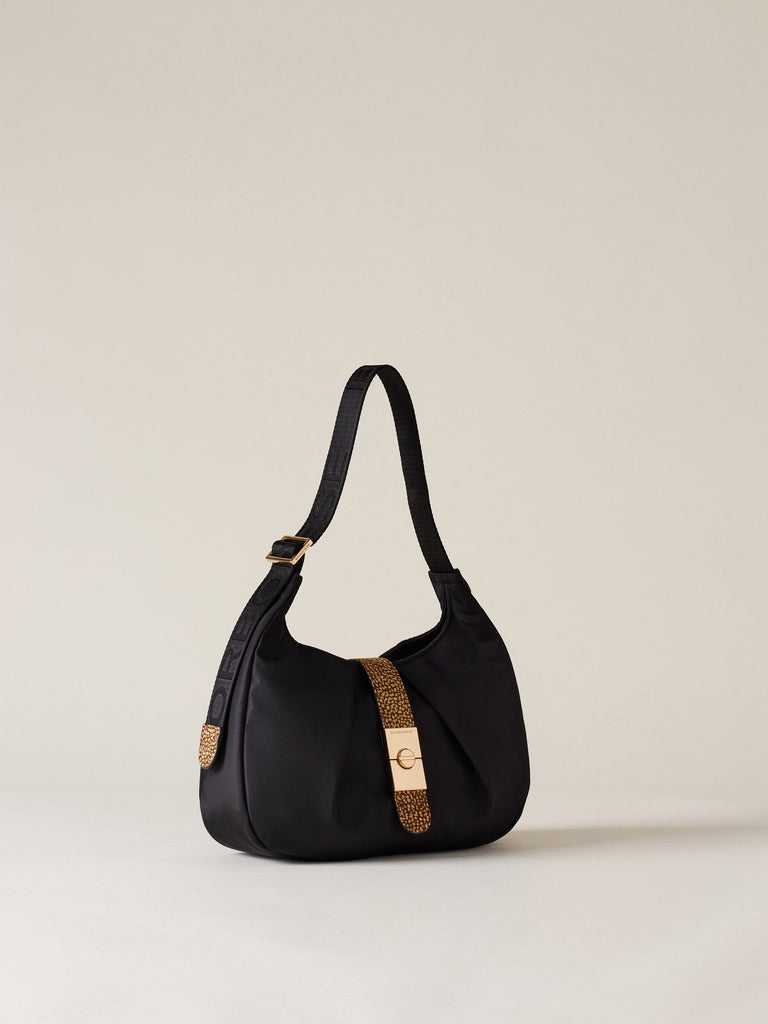 Borbonese 80 Borsa Hobo S Cortina Nylon Default Title_3