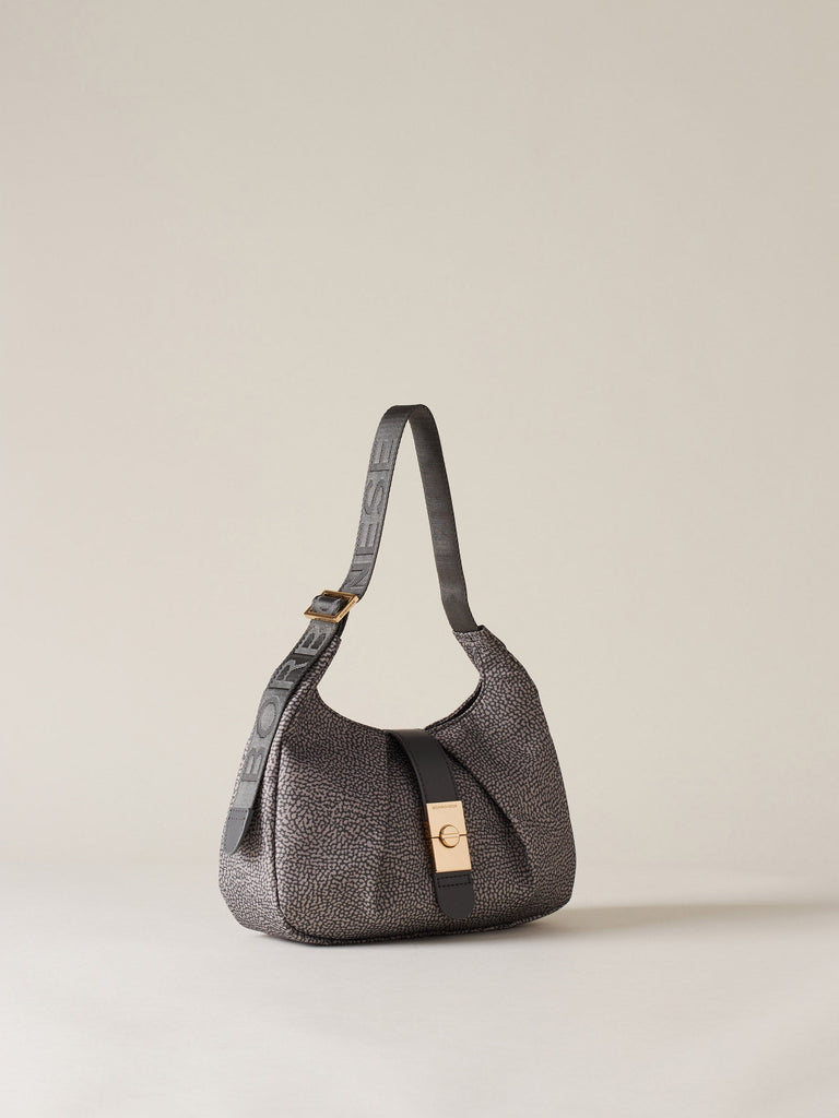 Borbonese 54 Borsa Hobo S Cortina Nylon Op Default Title_3