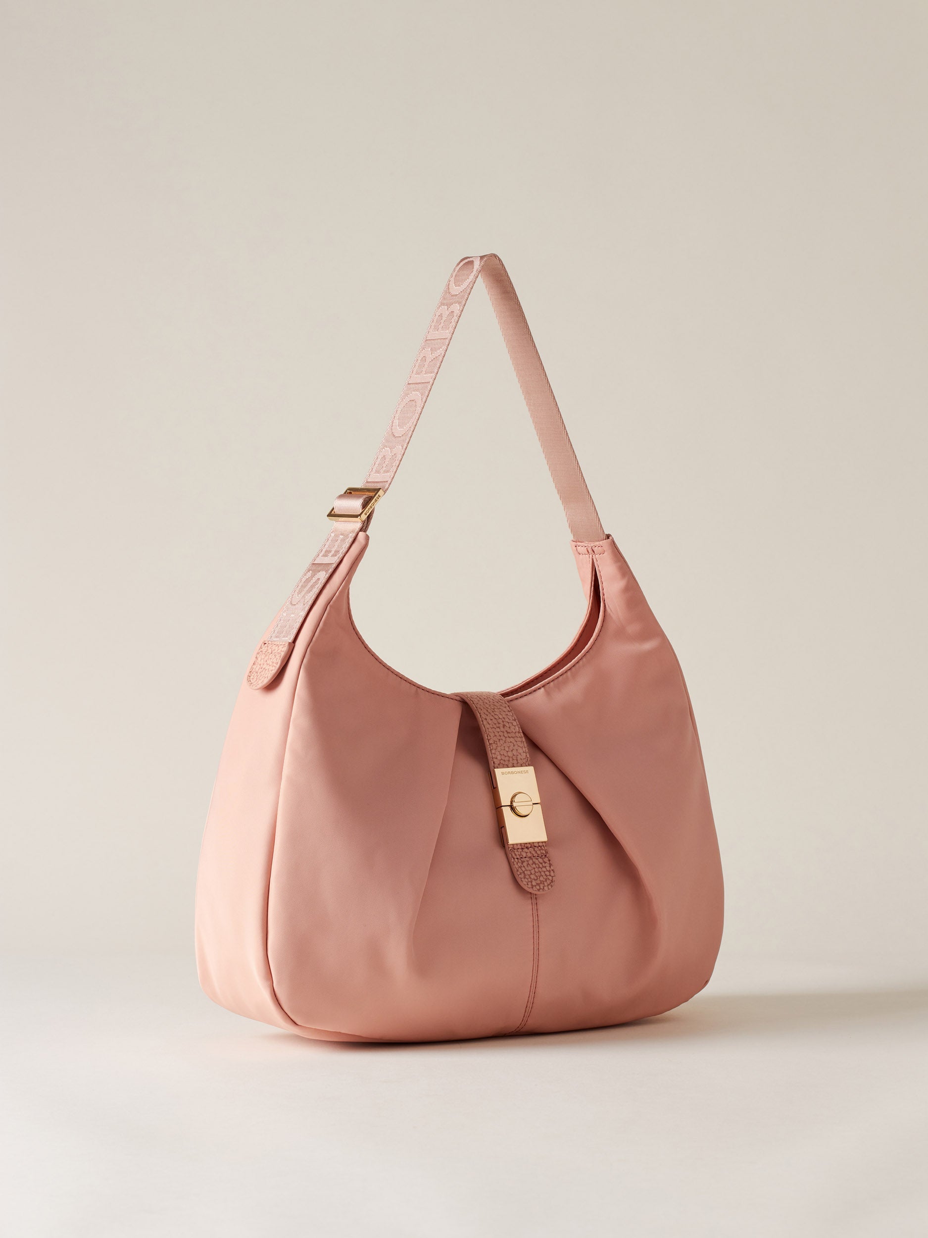 Borbonese 33 Borsa Hobo M Cortina Nylon Default Title_3