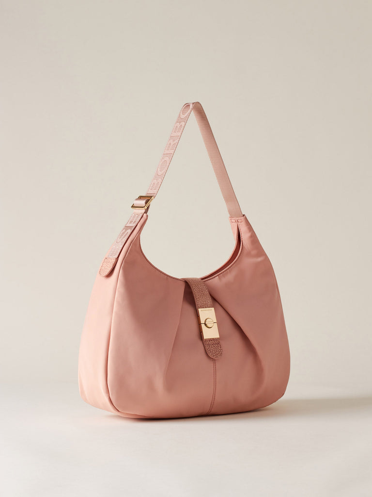 Borbonese 33 Borsa Hobo M Cortina Nylon Default Title_3