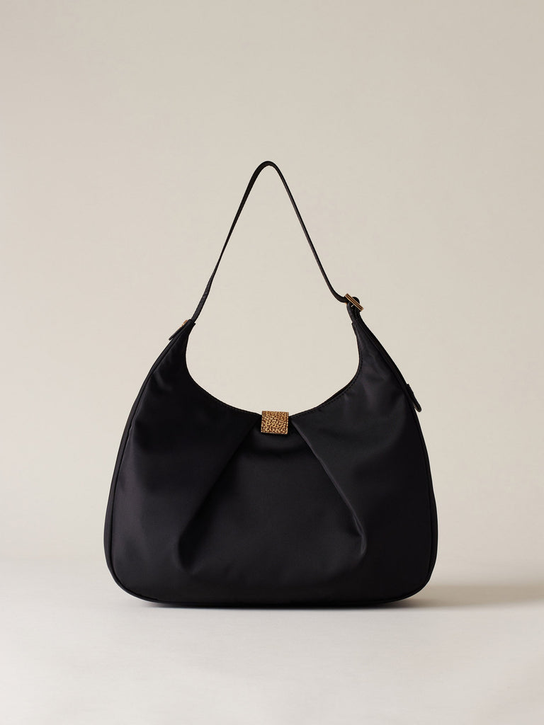 Borbonese 80 Borsa Hobo M Cortina Nylon Default Title_4