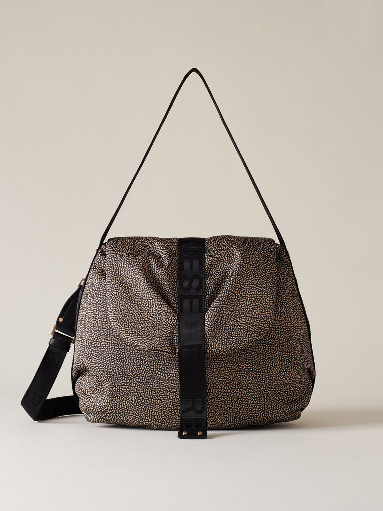Borbonese 11 Borsa Hobo L C T Cloudette Nylon Default Title_1