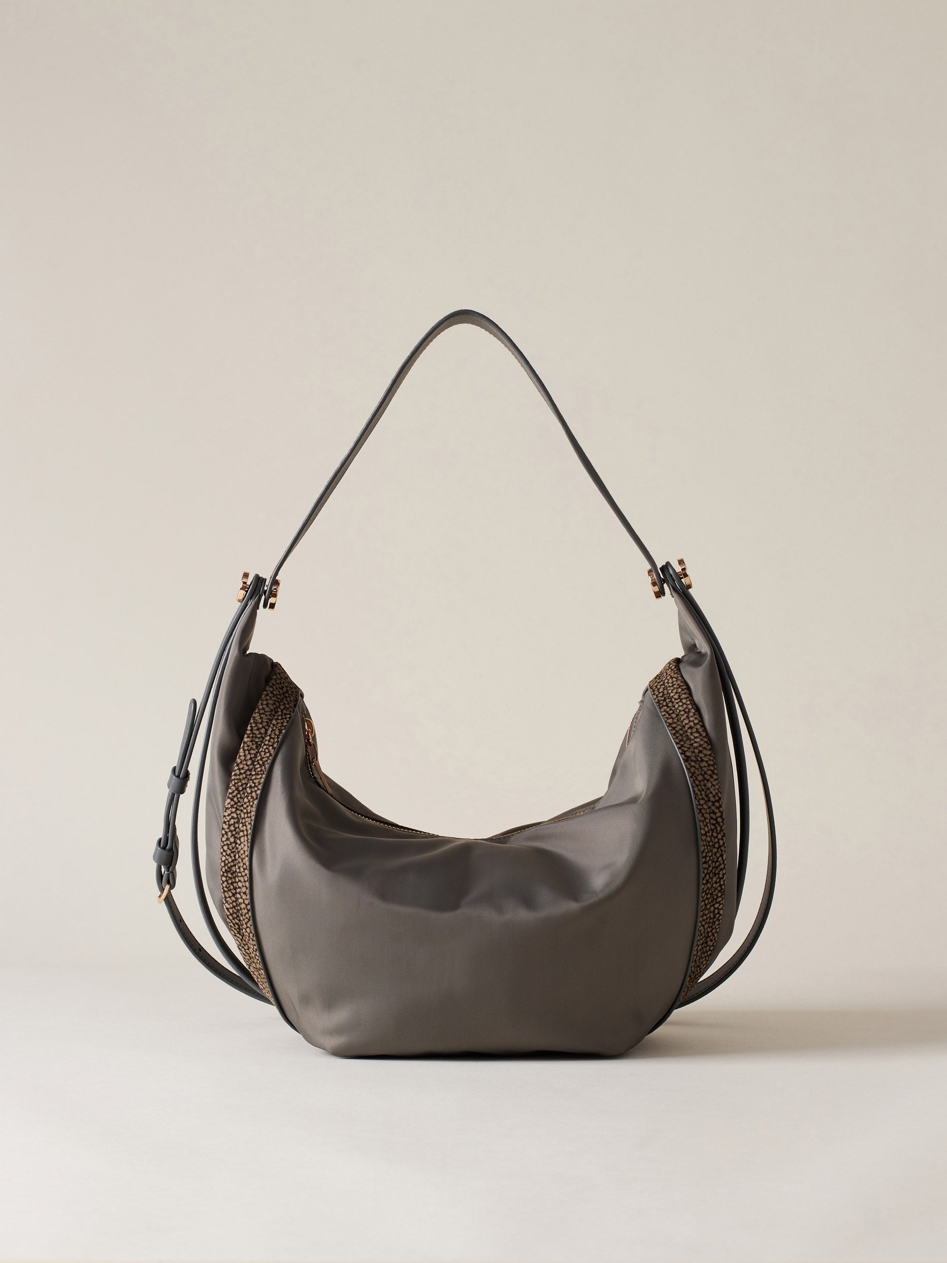 Borbonese 54 Borsa Hobo Medium New Orbit Nylon Default Title_1