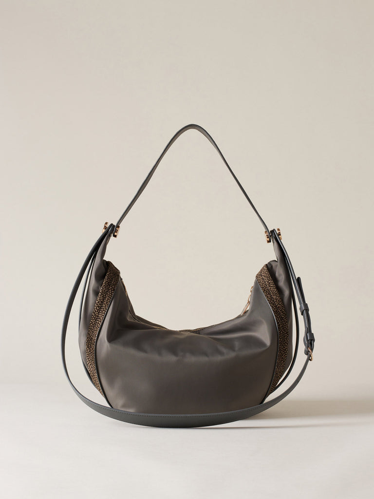 Borbonese 54 Borsa Hobo Medium New Orbit Nylon Default Title_4