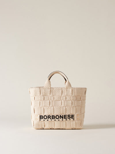 Borbonese 67 Strapcycle Porto Cervo Small Ecru_1