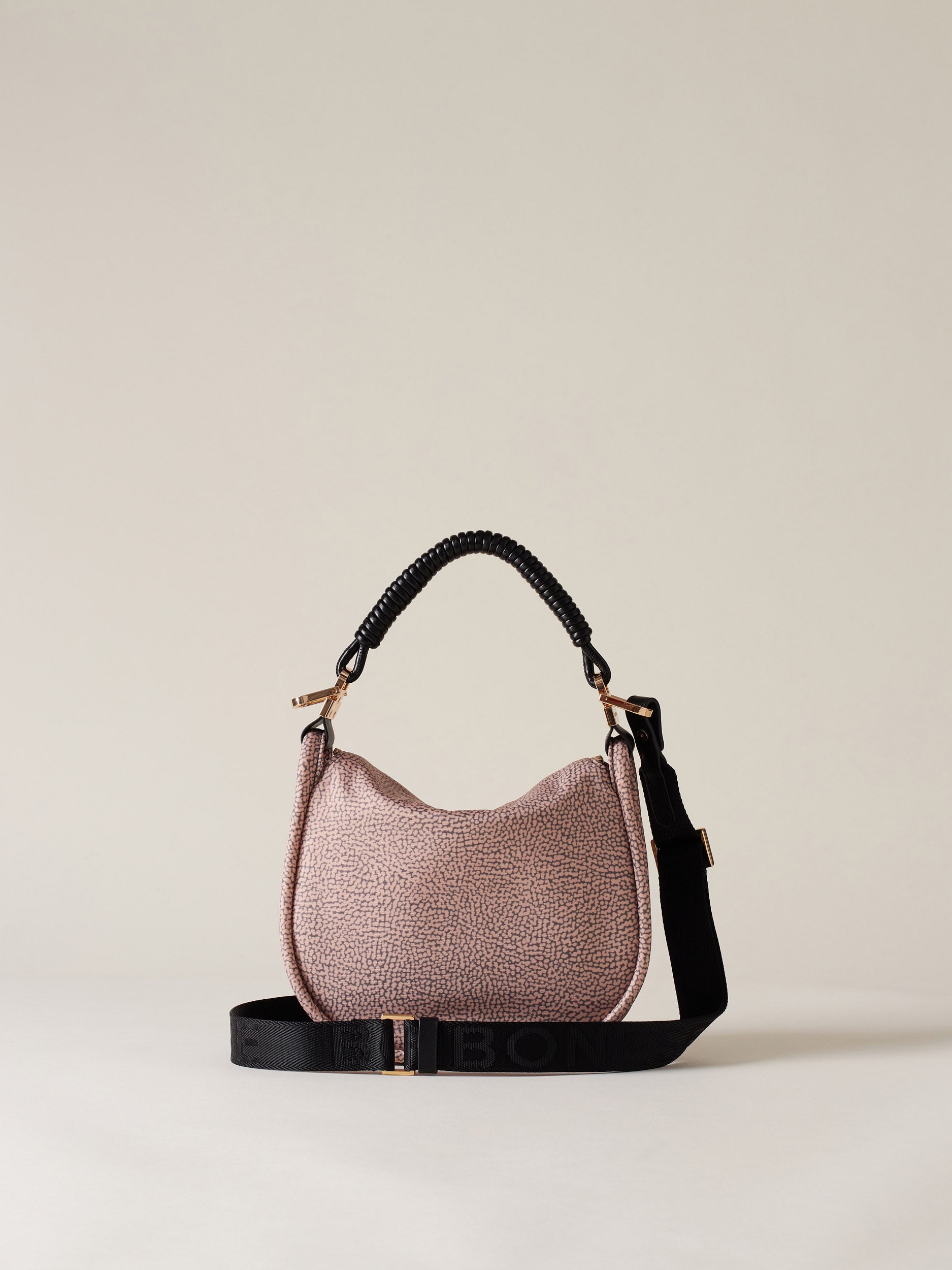 Borbonese 75 Borsa Hobo S C T Horseback Nylon Op Default Title_4