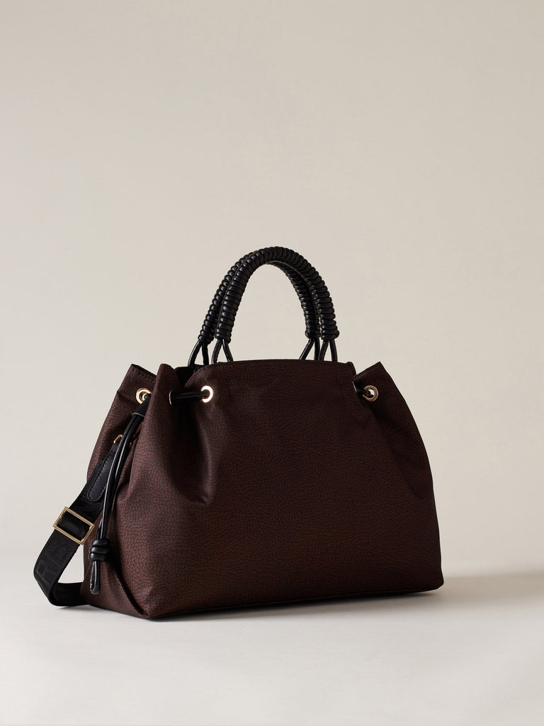Borbonese 40 Borsa Shopping M C T Horseback Nylon Op Default Title_3