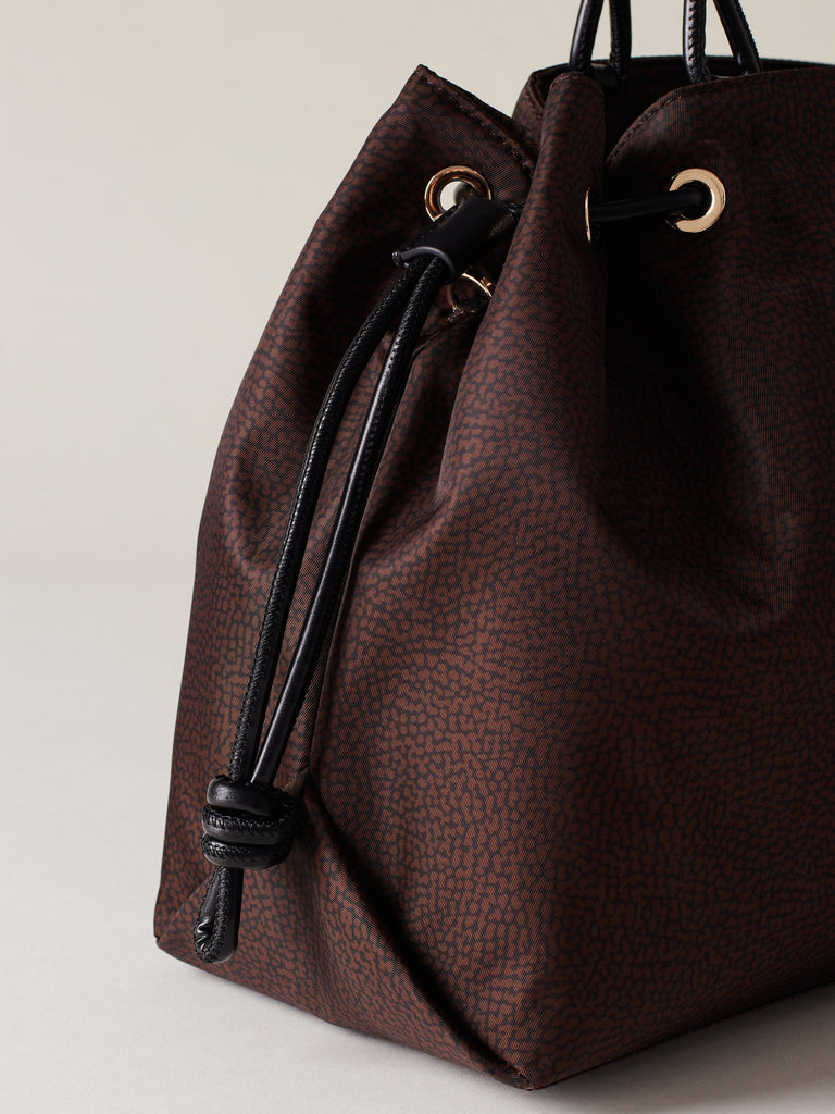 Borbonese 40 Borsa Shopping M C T Horseback Nylon Op Default Title_7