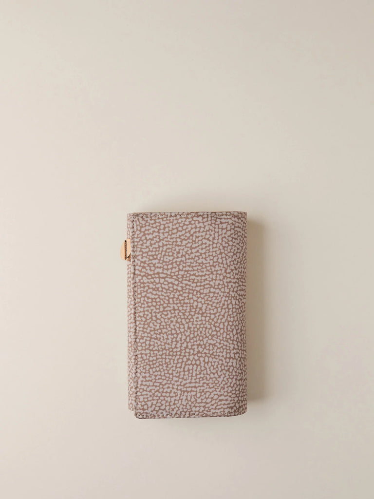 Portafoglio di Tessuto Riciclato OP e Pelle - PORTAFOGLIO MEDIUM - Borbonese