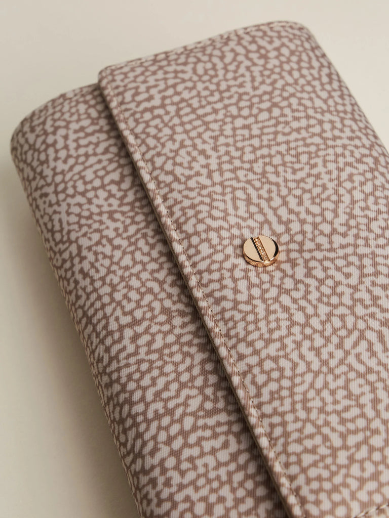 Portafoglio di Tessuto Riciclato OP e Pelle - PORTAFOGLIO MEDIUM - Borbonese