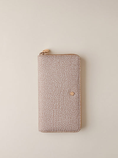 PORTAFOGLIO LARGE ZIP AROUND - Piccola pelletteria - Borbonese