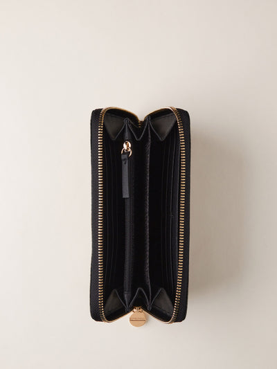 Borbonese 66 P Foglio Large Zip Around Classica _2