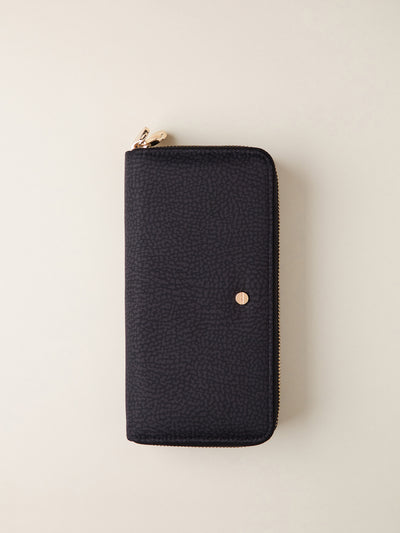 Borbonese 66 P Foglio L Zip Around Doppio Classica _1