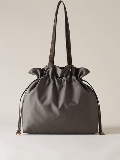 Borbonese 54 Borsa Shopping L Ruffle Nylon Default Title_1