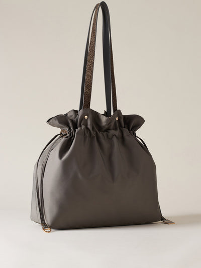 Borbonese 54 Borsa Shopping L Ruffle Nylon Default Title_3